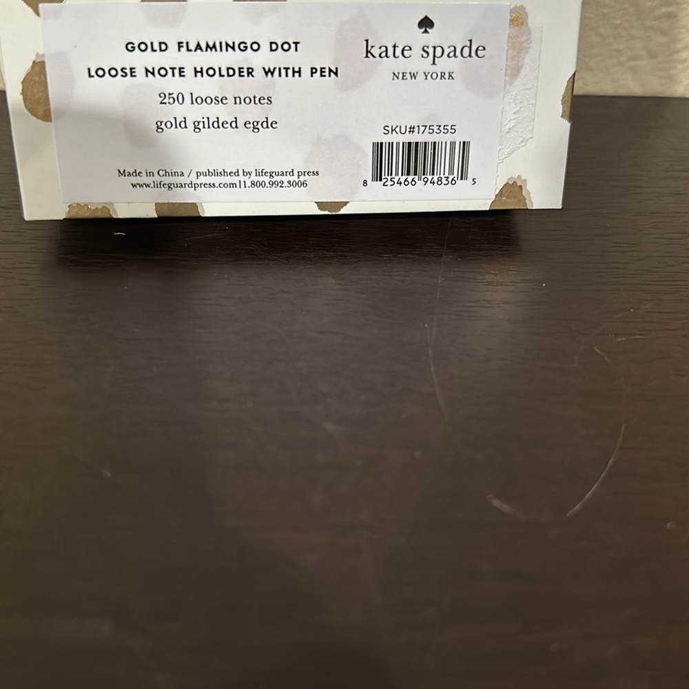 NWT Kate Spade loose note holder with notes and pen - Picture 3 of 4